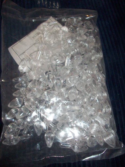 100 Count of Clear Small Twist Bulbs
