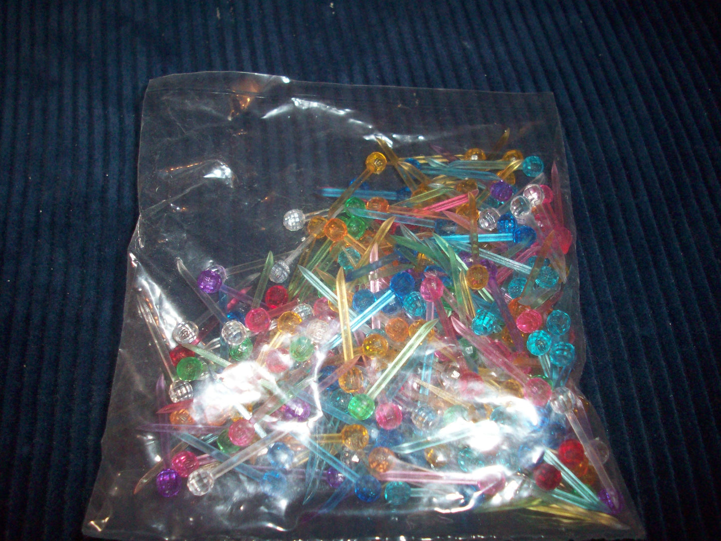 100 Count of Assorted Color Large Pin Bulbs