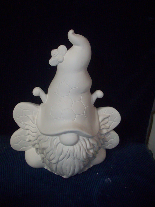 Ceramic Ready To Paint Bee Gnome