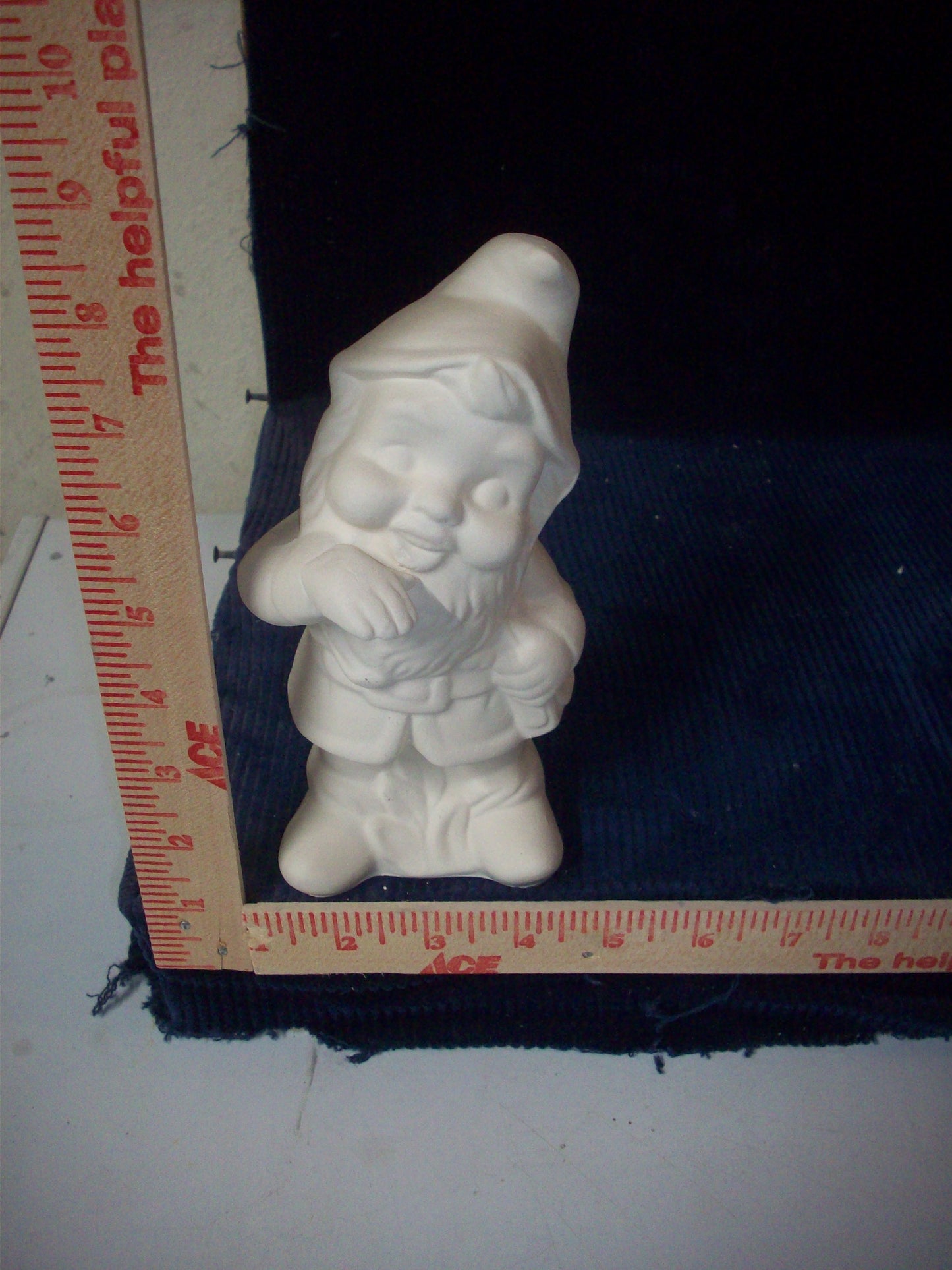 Ceramic Ready To Paint Smiling Gnome