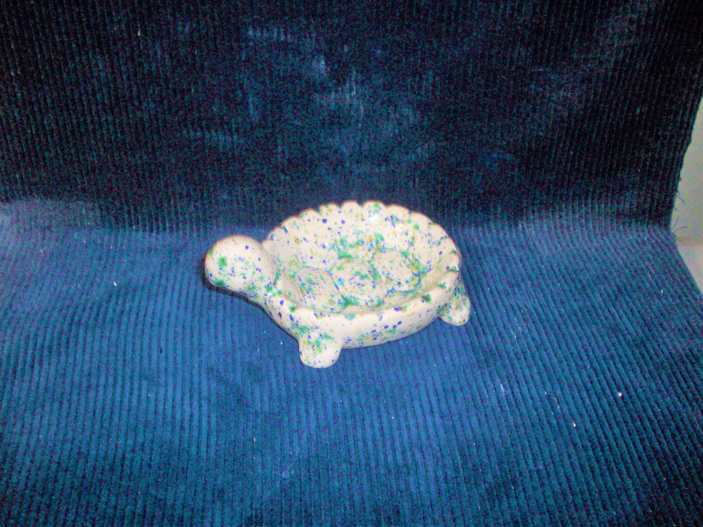 Ceramic Glazed Seawind Turtle Soap Dish