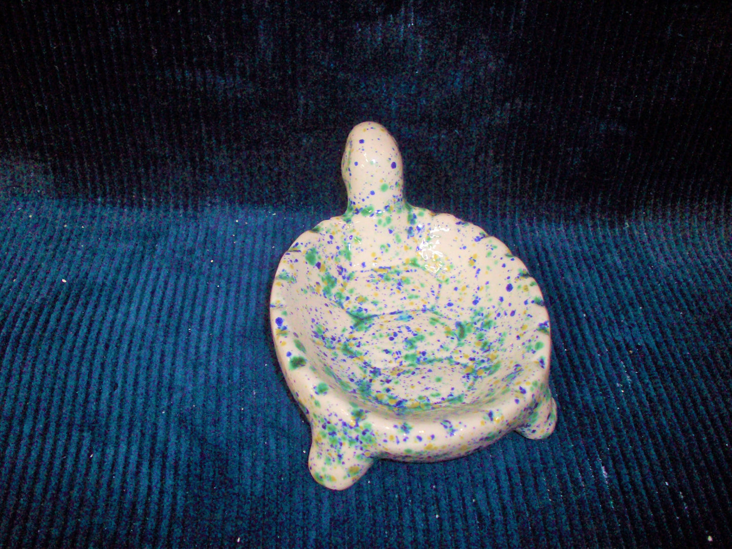 Ceramic Glazed Seawind Turtle Soap Dish