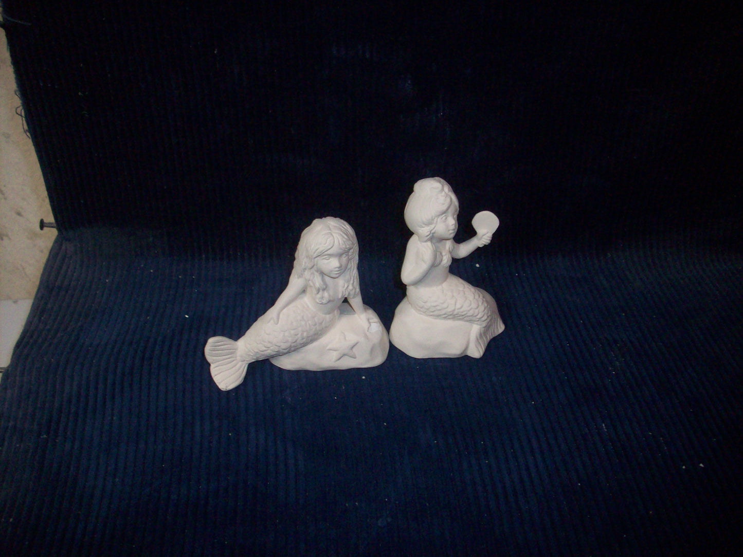 Ceramic Ready To Paint Set of Mermaids