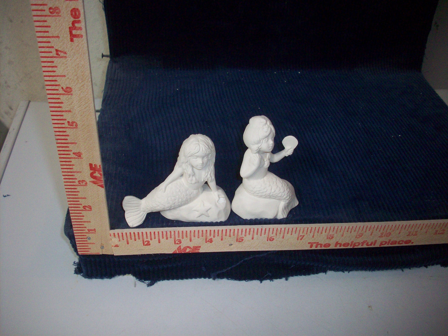 Ceramic Ready To Paint Set of Mermaids