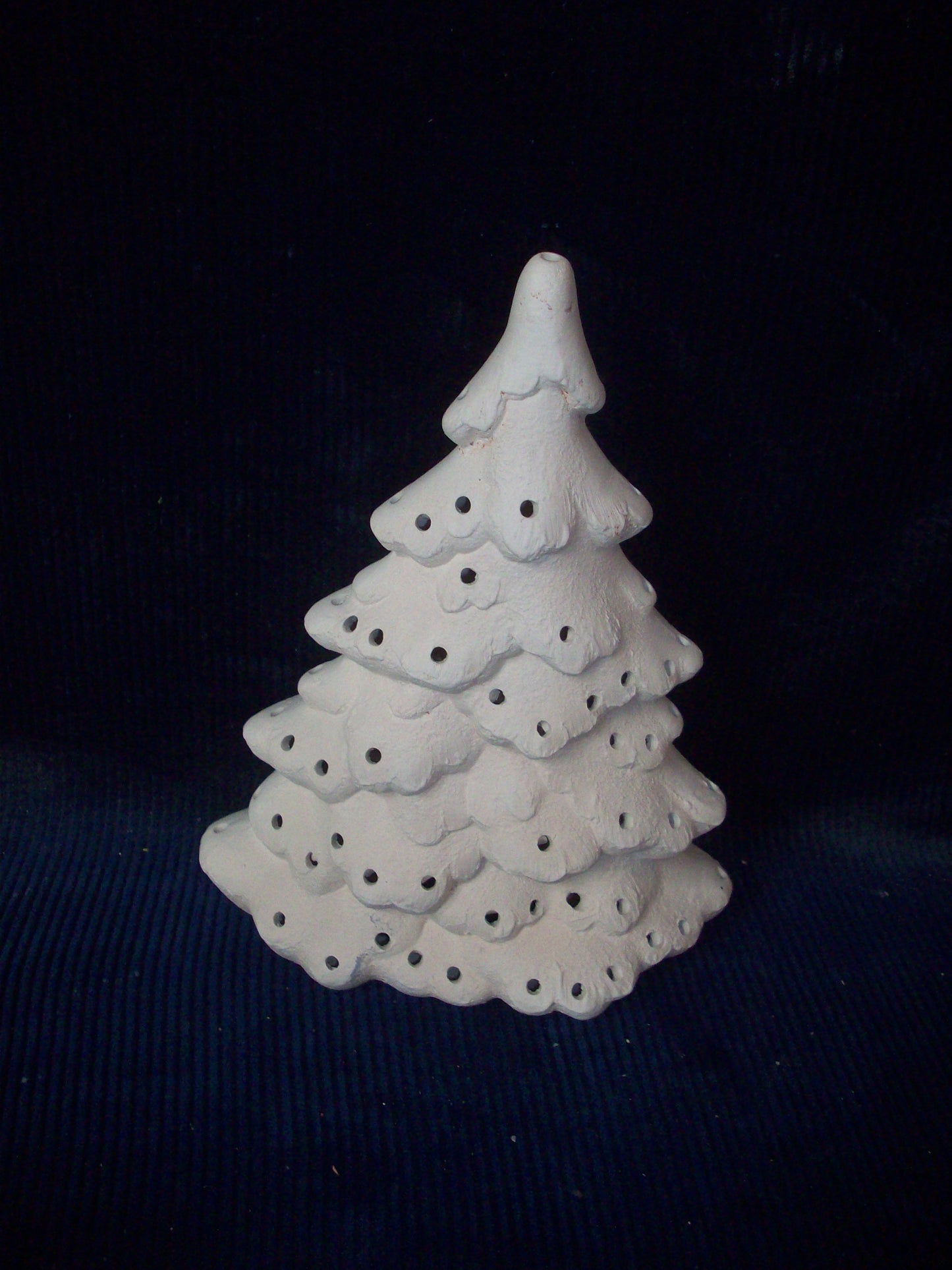 Ceramic Ready To Paint Dripping Christmas Tree without base