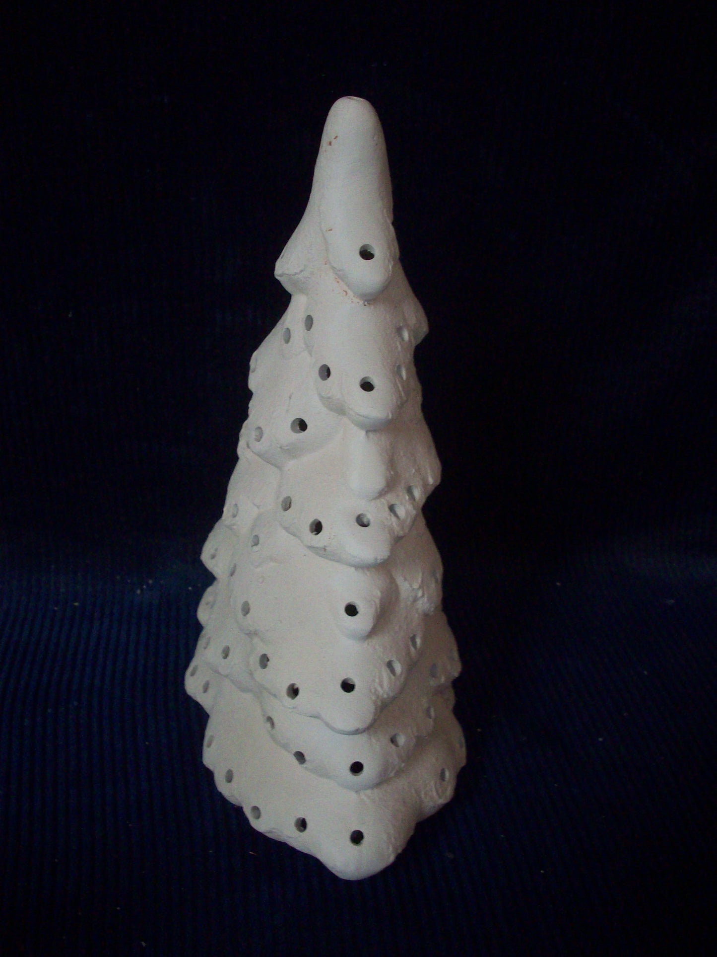 Ceramic Ready To Paint Dripping Christmas Tree without base