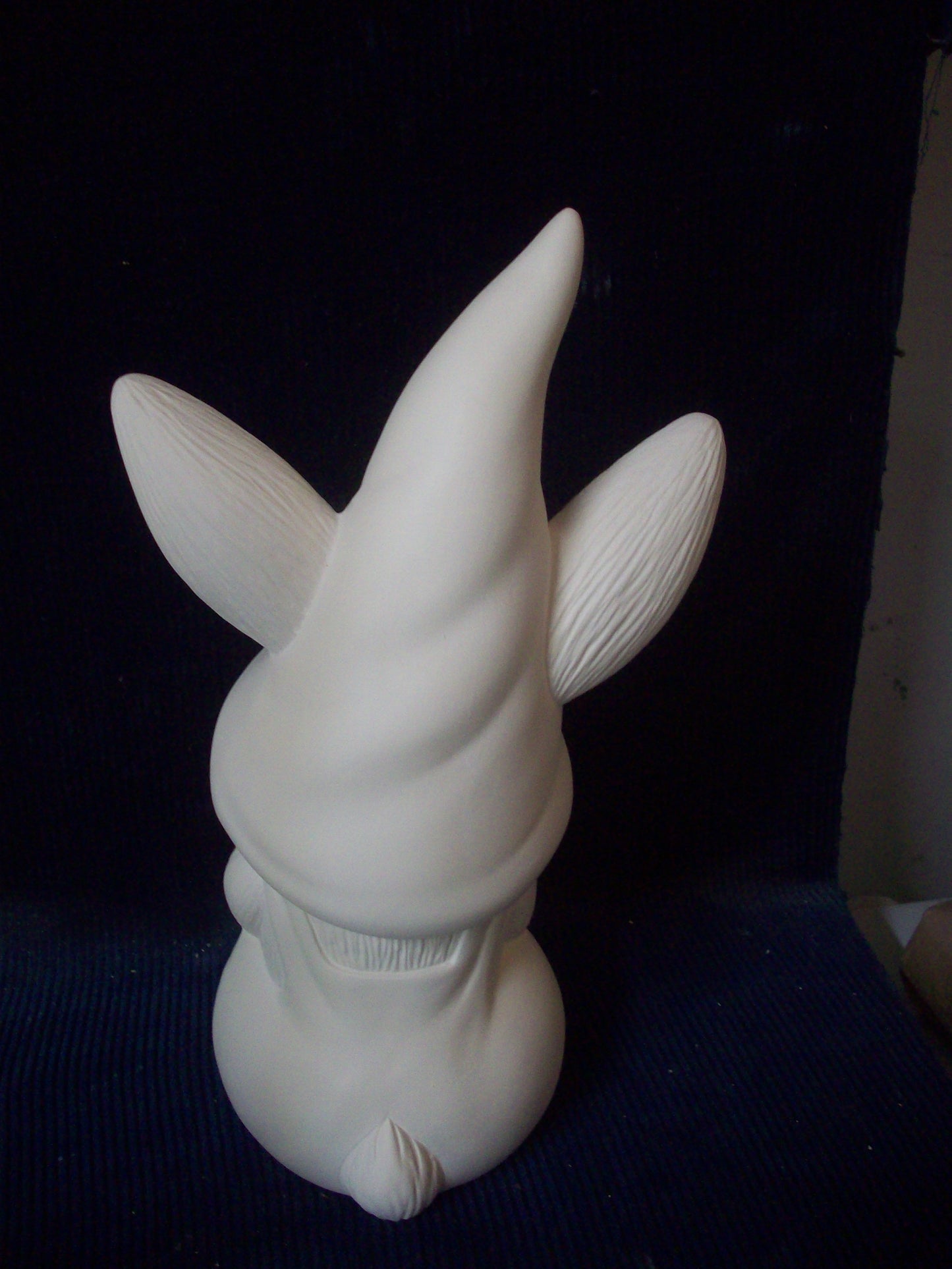 Ceramic Ready To Paint Bunny Gnome with Carrot