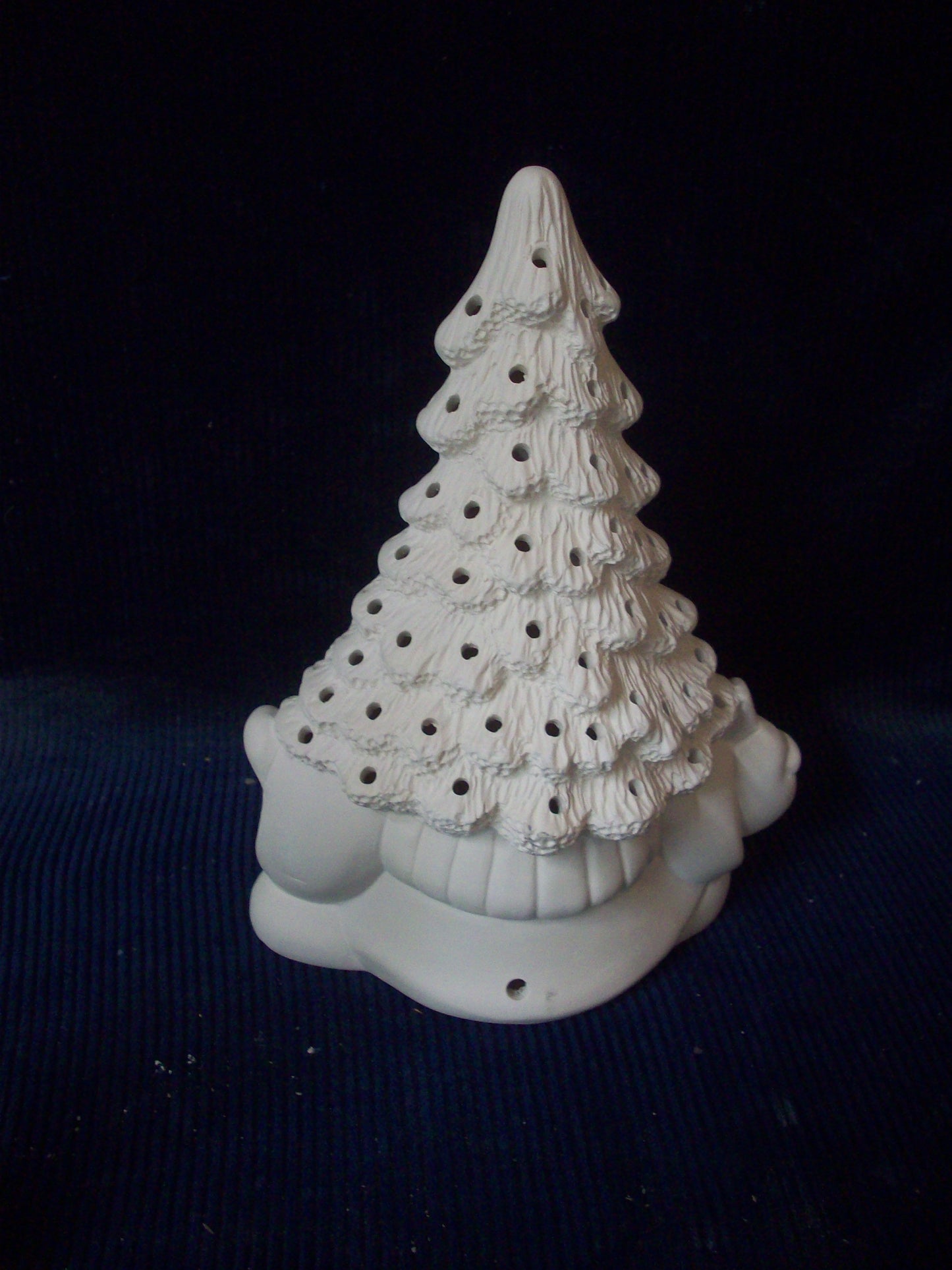 Ceramic Ready To paint Christmas Tree Gnome