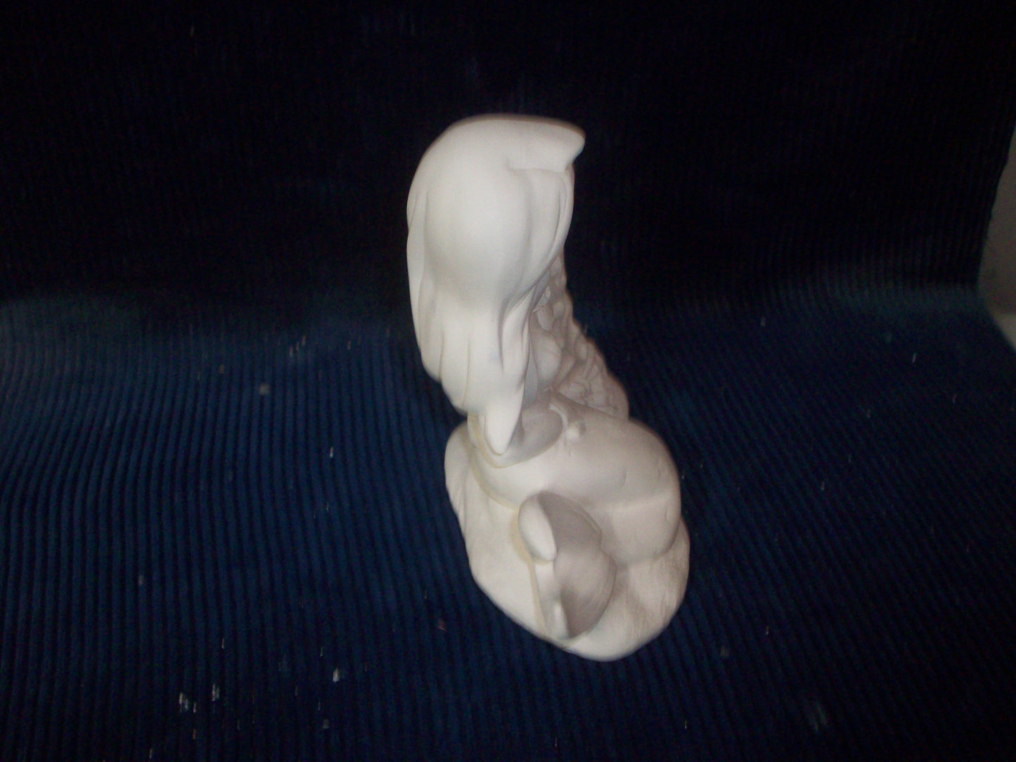 Ceramic Ready To Paint Mermaid with Sea Horse