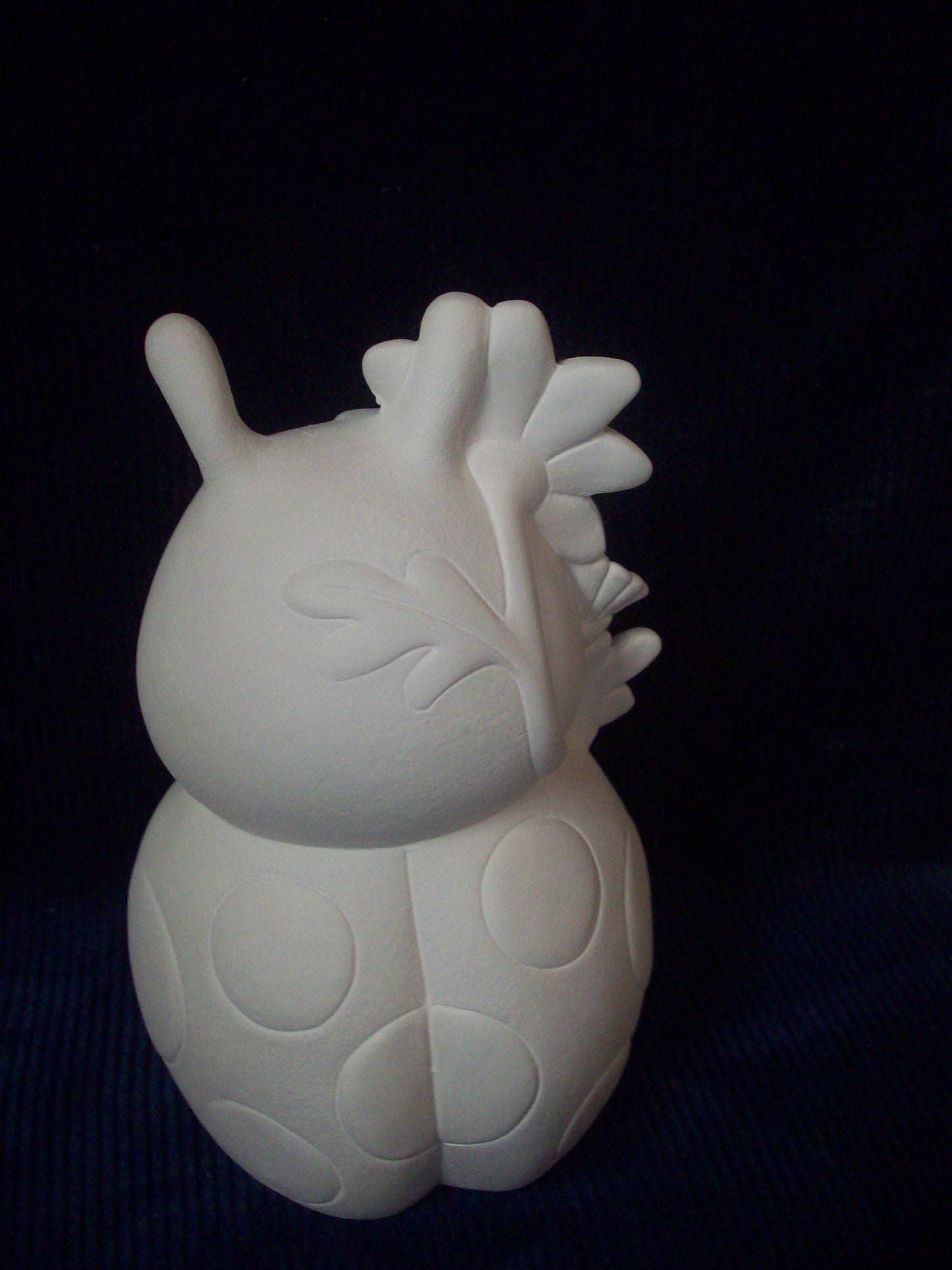 Ceramic Ready To Paint Sunflower Lady Bug