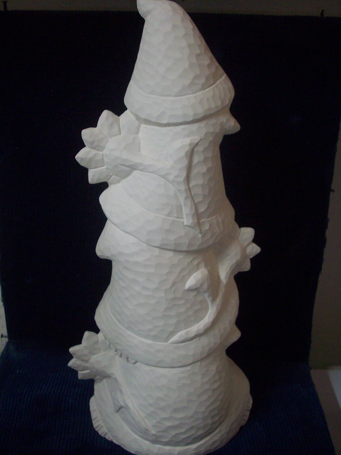 Ceramic Ready To Paint Scarecrow Stack