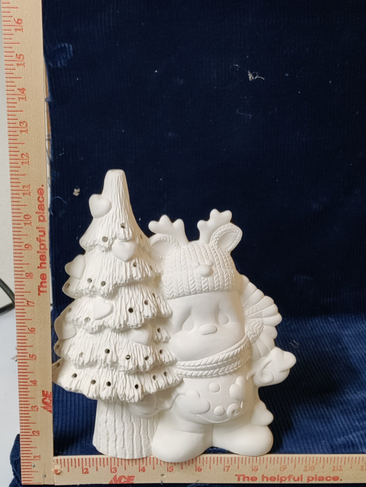 Ready to Paint Sweet Love Snowman Tree