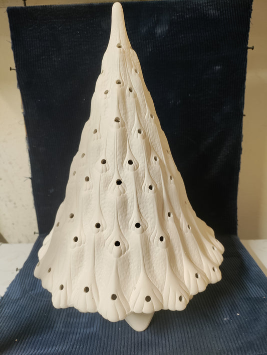 Ceramic Ready To Paint Retro Tree