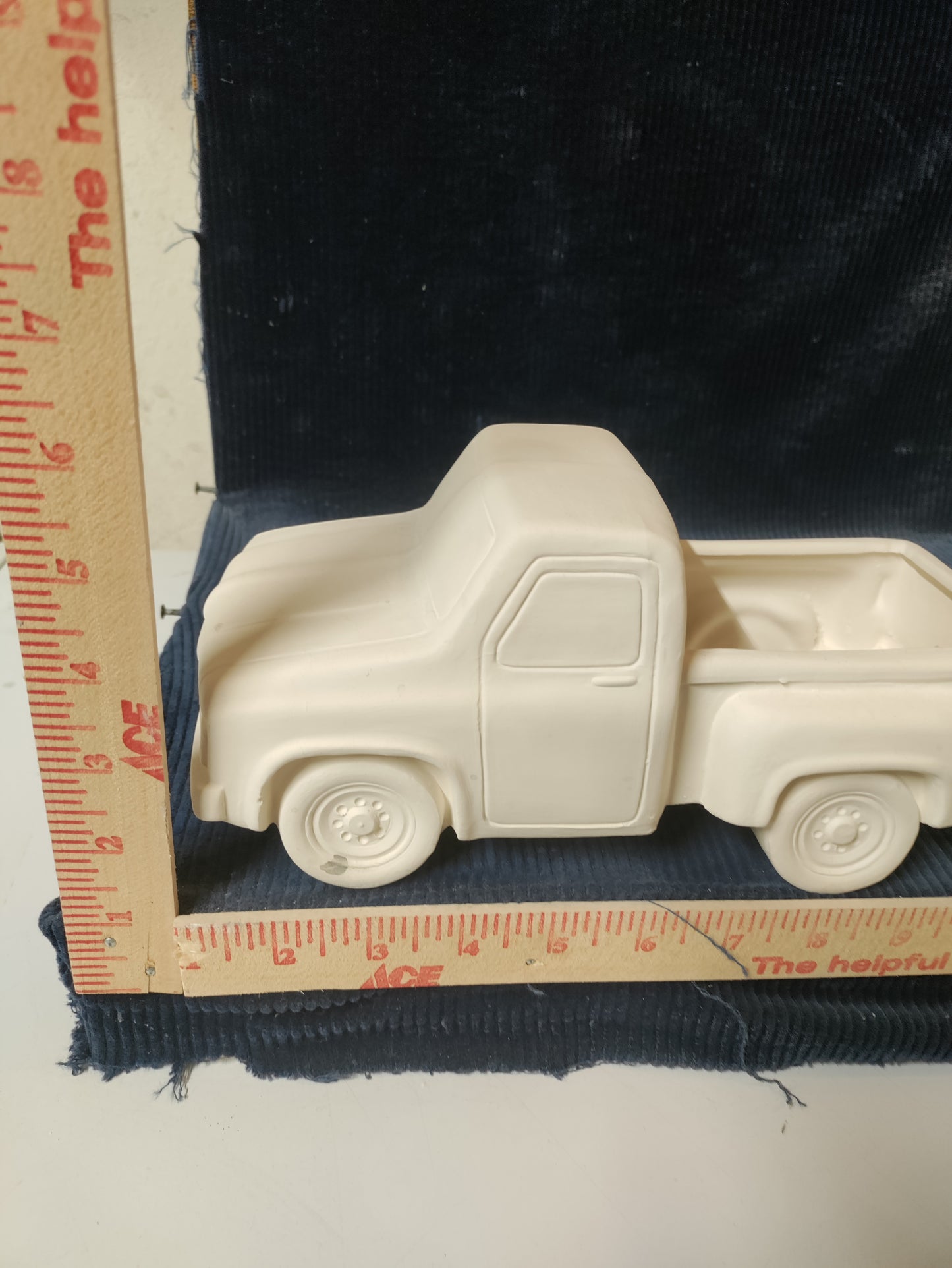 Ceramic Ready To Paint 90's Style Pickup Truck