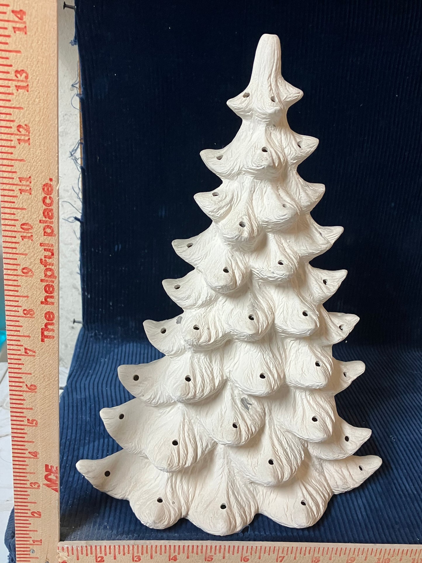 Ceramic Ready To Paint Noel Window Tree