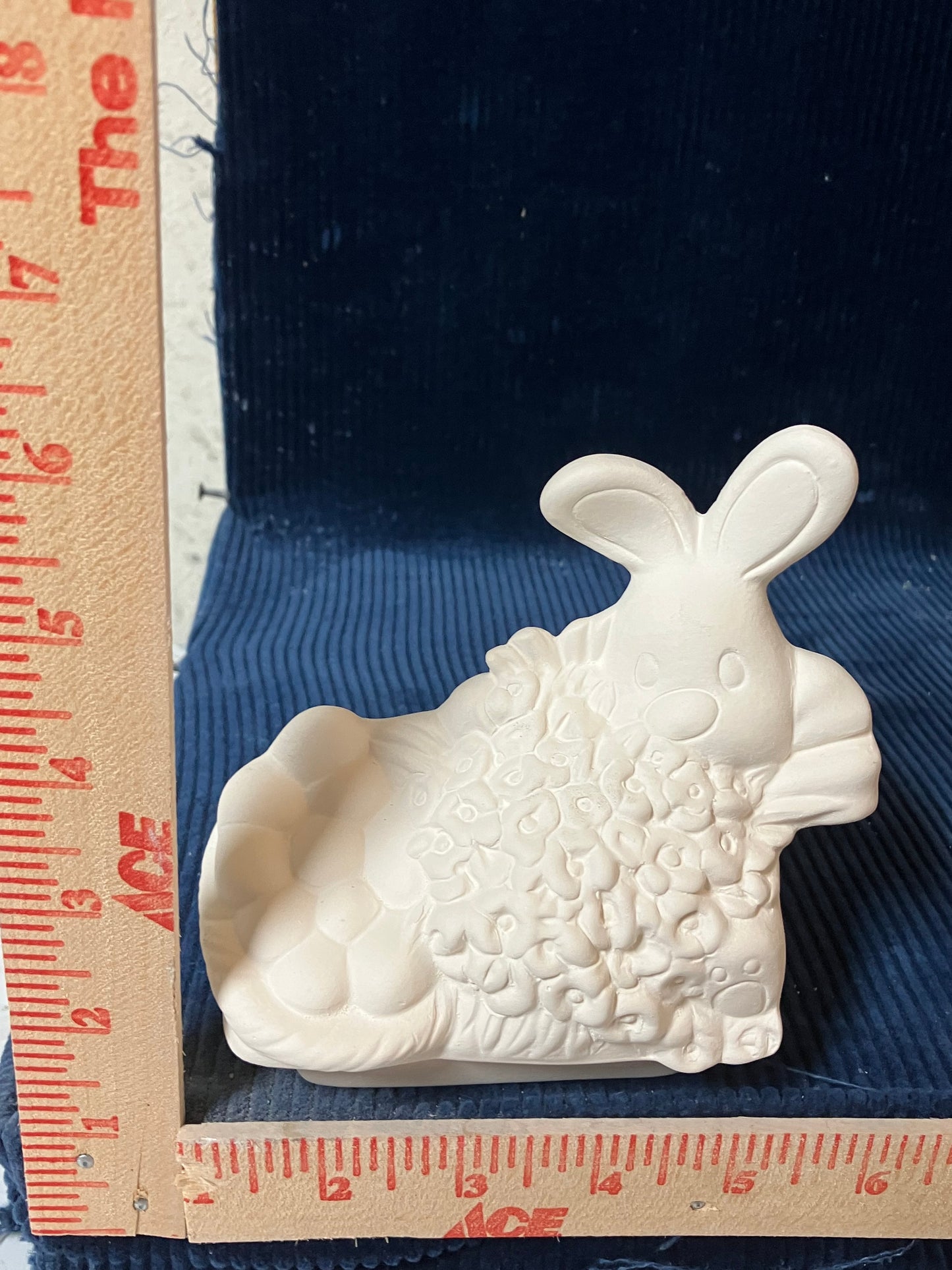 Ceramic Ready To Paint Easter Bunny Truck Insert