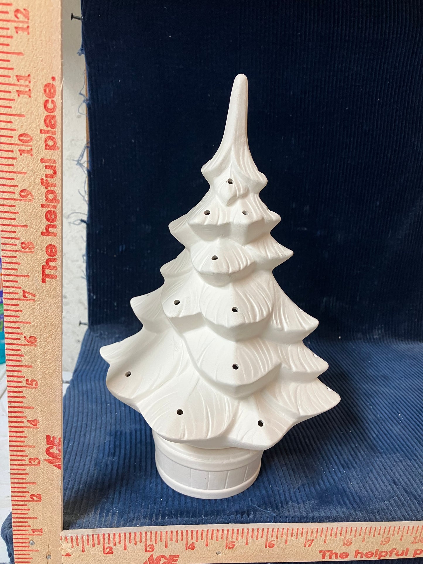 Ceramic Ready To Paint Barrel Tree