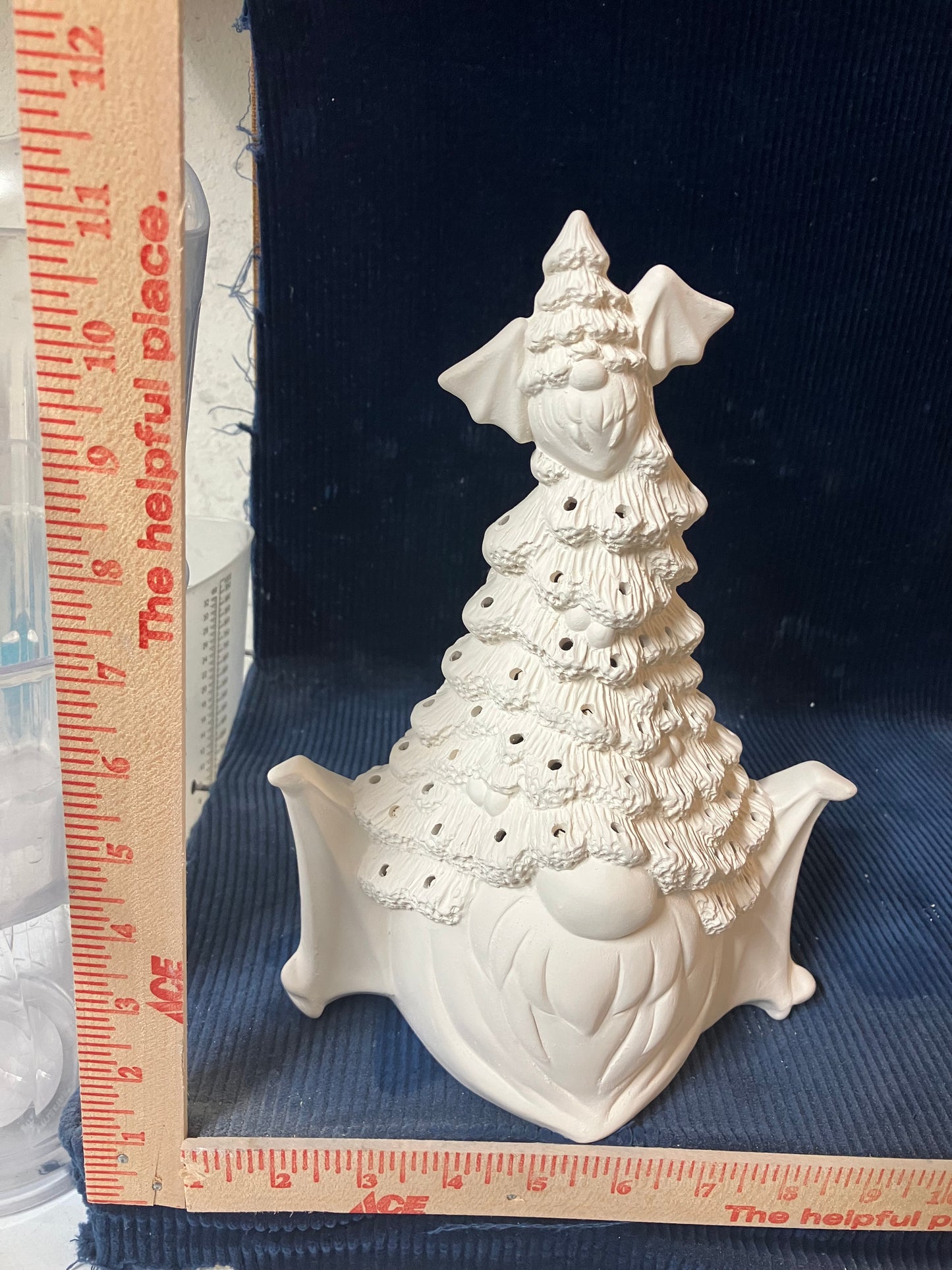 Ceramic Ready To Paint Vampire Gnome